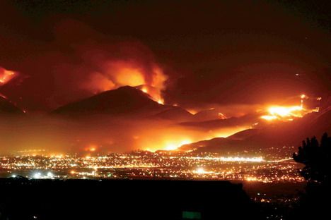 Top 10 Natural Hazards in the USA wildfire united state