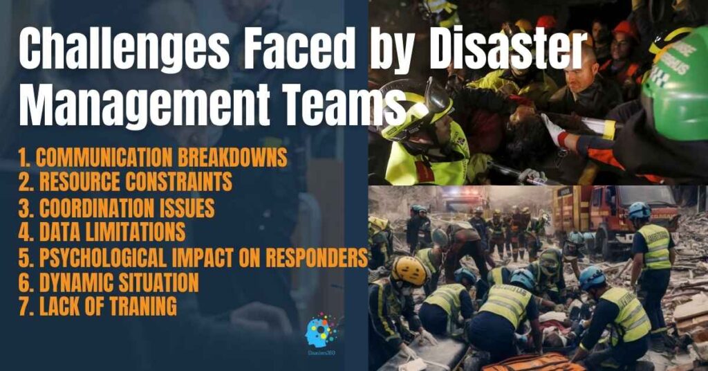 Challenges Faced by Disaster Management Team