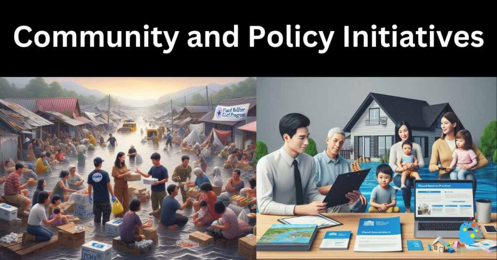 Community and Policy Initiatives" graphic with "Flood Relief" and "Help Programs" listed.
Flood Hazard Reduction Measures Disasters360 Rashid Javed Identifying multiple Flood Hazards Mapping Community and Policy Initiatives